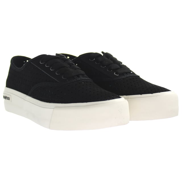 Seavees Legend Sneaker Platform Portal Black Womens Trainers