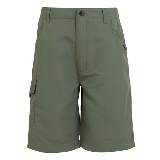 Material: 100% polyester. 100% lightweight polyamide fabric. Durable water repellent finish. Quick drying. Crease resistant. Part-elasticated waist with button adjustment system. Multi pocketed. Reflective trim. Chest sizes to fit: (2 Yrs): 53-55cm, (3-4 Yrs): 55-57cm, (5-6 Yrs): 59-61cm, (7-8 Yrs): 63-67cm, (9-10 Yrs): 69-73cm, (11-12 Yrs): 75-79cm, (13 Yrs): 82cm, (14 Yrs): 86cm, (15-16 Yrs): 89-92cm.