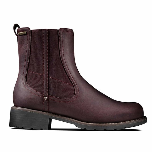 Clarks store burgundy boots