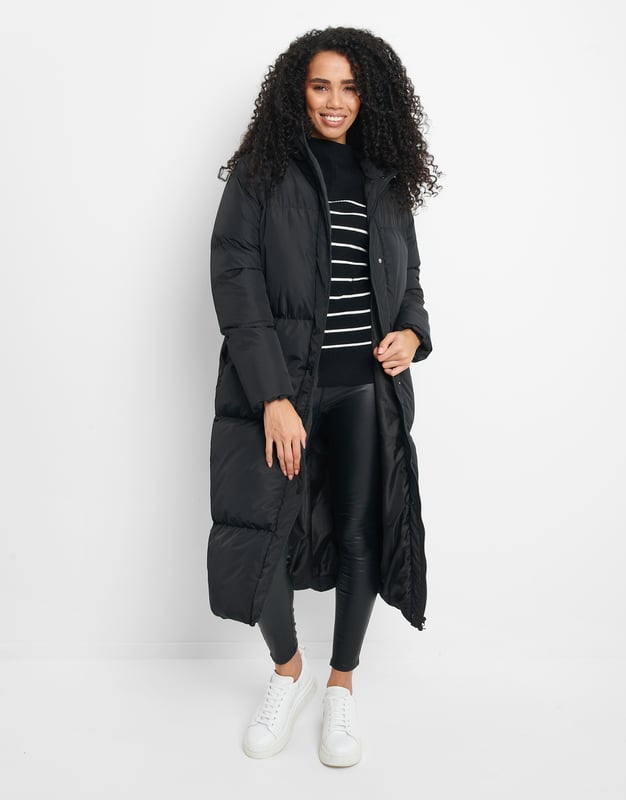 Maxi shop padded jacket