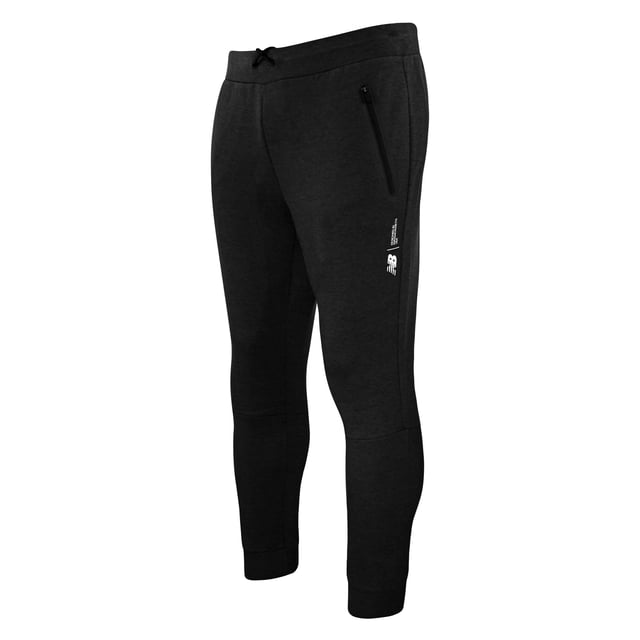 The New Balance men's track pants are made of an exceptionally soft, light and airy cotton-polyester fabric. A casual, sporty cut that's not too tight for full freedom of movement. An elastic waistband with drawstrings and cuffs at the leg cuffs ensure a perfect fit. Zippered side pockets will keep your valuables safe. Equipped with NB Dry technology that wicks away moisture to the outside, they help keep you dry and breathable during training or everyday use. 
Specification:
 - Sporty cut 
- Glued zip pockets for convenient storage of small items 
- Covered elastic waistband with drawstrings. 
Technologies:
 NB Dry- a material of excellent quality that will ensure dryness and comfort by properly transferring moisture to the outside.