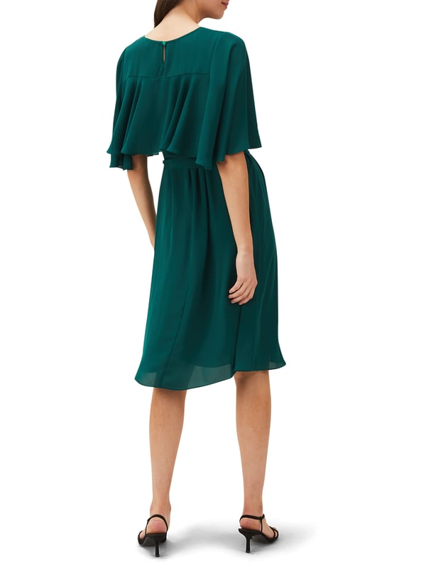 Elevate your wardrobe with the forest-green Alexia Layered Dress. Perfect for any occasion where style and comfort are key.