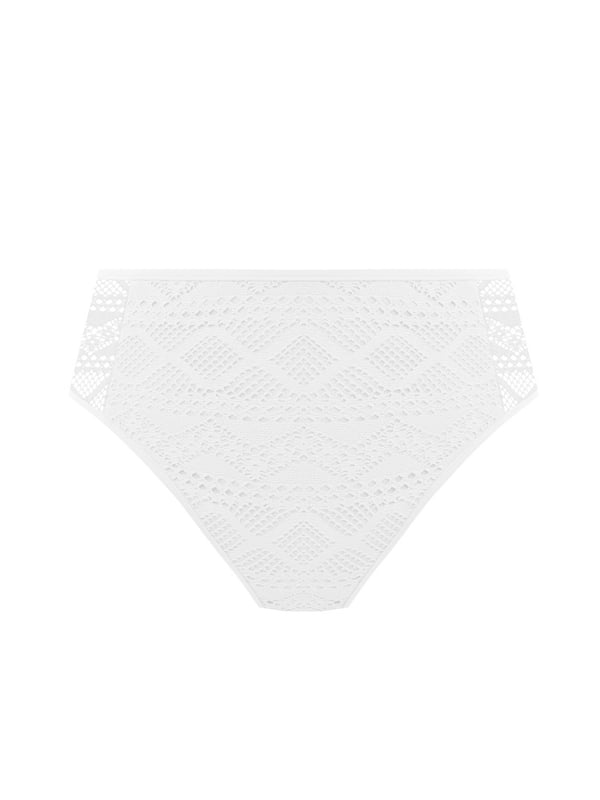 Freya Sundance High Waist Bikini Brief. With medium coverage, side detailing and a high scoop leg. This product is recommended as hand wash only.