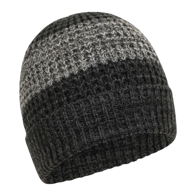 Outer Materials: 100% Acrylic. Lining Material: 100% Polyester. Lining: Fleece, Supersoft. Fabric: Knitted, Melange. Design: Two Tone. Fabric Technology: Lightweight.