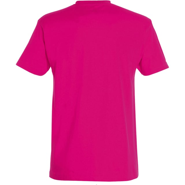 Taped back neck. Rib neckline. Tubular body. Twin needle stitching. Fabric weight: 190 gsm. Material: 100% ringspun combed cotton. Chest (to fit): XS(35/36), S(36/38), M(38/40), L(41/42), XL(43/44), XXL(45/47), 3XL(47/49), 4XL(50/52), 5XL(53/55).