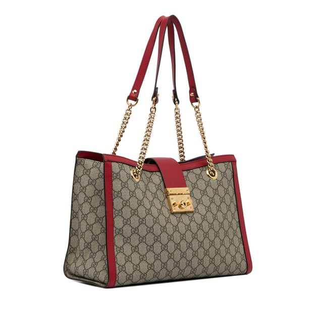 Gucci supreme shop padlock bag
