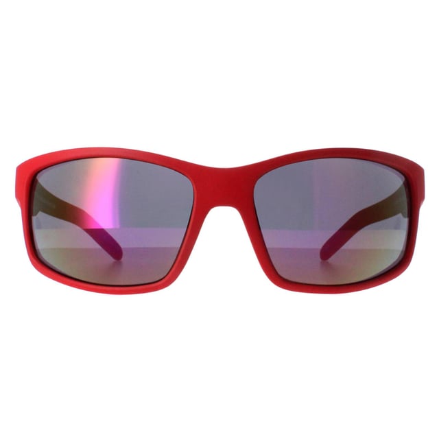 Smarty Wrap Unisex Matte Red  Coloured Design Green X2125  Sunglasses Upgrade your activewear with SMARTY Designer Sunglasses model X2125B, perfect for men and women who love a sporty edge. These wrap-shaped sunglasses feature a bold matte red plastic frame with vibrant, colorful patterned arms, and green mirrored lenses that provide exceptional UV protection and glare reduction. The X2125B model combines dynamic style with all-day comfort, making them ideal for any outdoor activity. Available at a fantastic discount from the regular retail price, these designer sunglasses offer outstanding quality and value. Enhance your eyewear collection with SMARTY and enjoy premium design and performance for less.