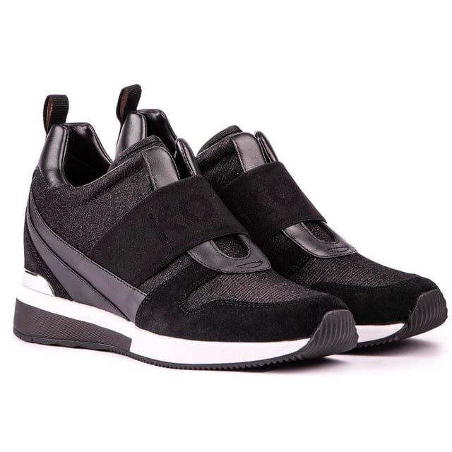 Michael kors 2024 black trainers