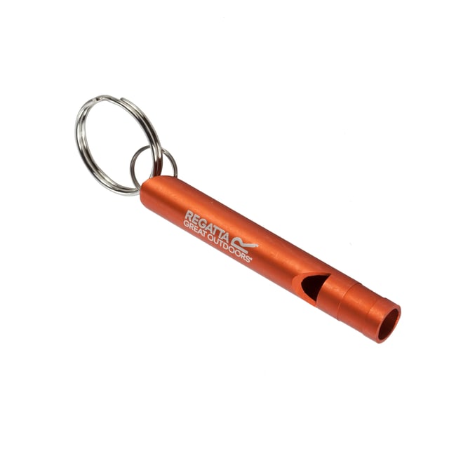 Ideal for attracting attention whilst outdoors. Light & durable Aluminium. Keyring included.