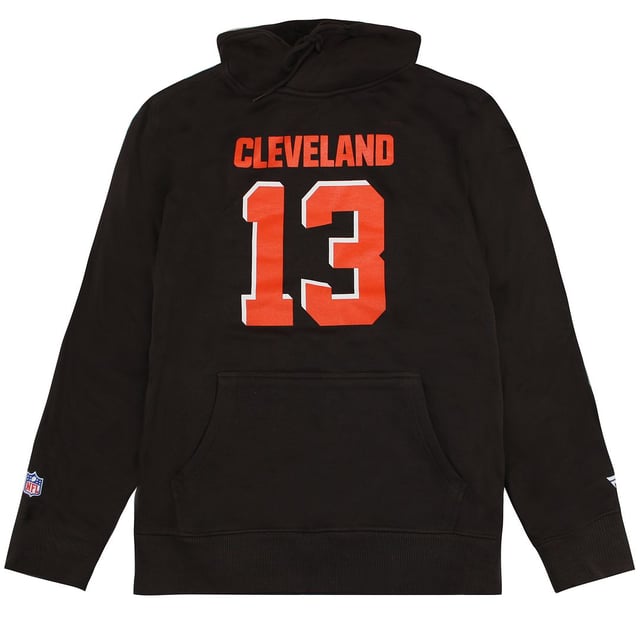Fanatics NFL Cleveland Browns Odell Beckham Jr 13 Hoody Mens Pullover Jumper