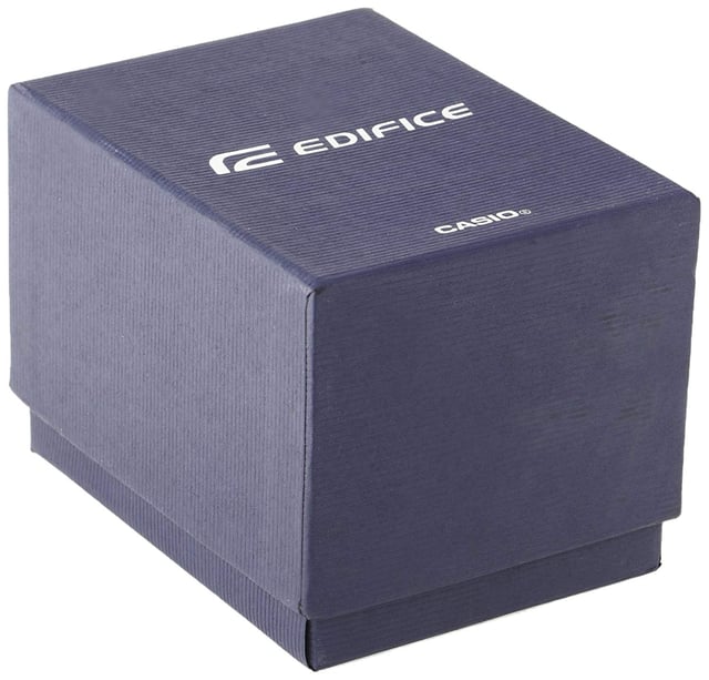 This Casio Edifice Analogue Watch for Men is the perfect timepiece to wear or to gift. It's Silver 40 mm Round case combined with the comfortable Silver Stainless steel watch band will ensure you enjoy this stunning timepiece without any compromise. Operated by a high quality Quartz movement and water resistant to 10 bars, your watch will keep ticking. This is a perfect sporty and casual watch for you, it's a great gift for family or friends -The watch has a calendar function: Date, Luminous Hand High quality 21 cm length and 18 mm width Silver Stainless steel strap with a Fold over with push button clasp Case diameter: 40 mm,case thickness: 11 mm, case colour: Silver and dial colour: Blue