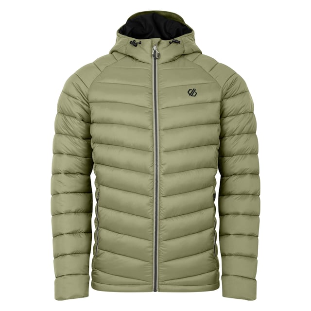 Outer Materials: 100% Polyamide. Lining Material: 100% Polyester. Fabric: Baffled, Performance. Filling: Iloft Ecofill. Design: Logo. Fabric Technology: Durable, Lightweight, Windproof. Neckline: Hooded. Cuff: Inner Elasticated. Sleeve-Type: Long-Sleeved. Packaway, Padded. Hood Features: Grown On Hood, Shockcord, Technical, Toggle Adjuster, Wired Peak. Fit: Snug Fit. Pockets: 2 Lower Pockets, Inner, Zip. Fastening: Full Zip. Hem: Shockcord Hem, Toggle Adjuster. XS: 36 in. S: 38 in. M: 40 in. L: 42 in. XL: 44 in. XXL: 48 in. 3XL: 51 in.