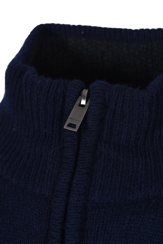 Hackett lambswool clearance half zip jumper