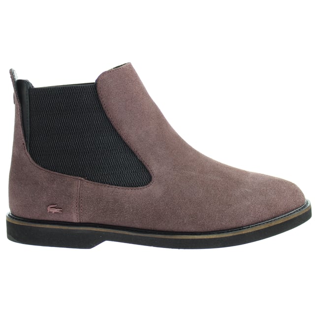 Lacoste Thionna SRW  Burgundy Suede Leather Womens Boots 7 28SRW1135FD8 BURGUNDY