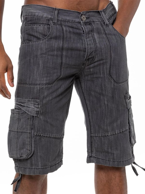 989Zé ENZO EZ112 Pantalon en jean pour homme avec revêtement noir Toutes tailles, Noir , 30W / 30L