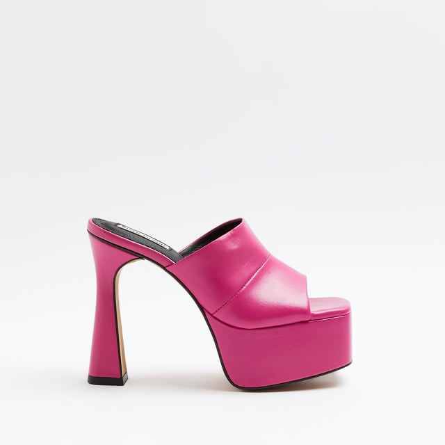 River island pink court shoes outlet
