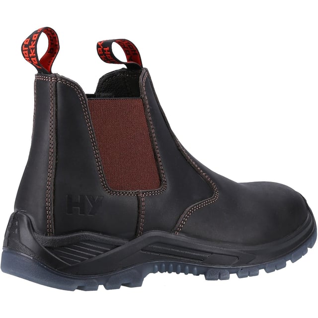 Der Banjo Zwickelstiefel zum Anziehen bietet Stil und Komfort. Er ist mit einem wasserabweisenden Obermaterial aus Vollnarbenleder, einer PU-Zwischensohle und einer recycelten TPU-Laufsohle ausgestattet, die vom Global Recycle Standard (GRS) anerkannt ist.
