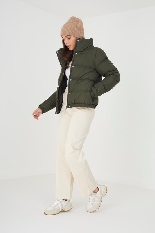 Brave soul khaki parka top