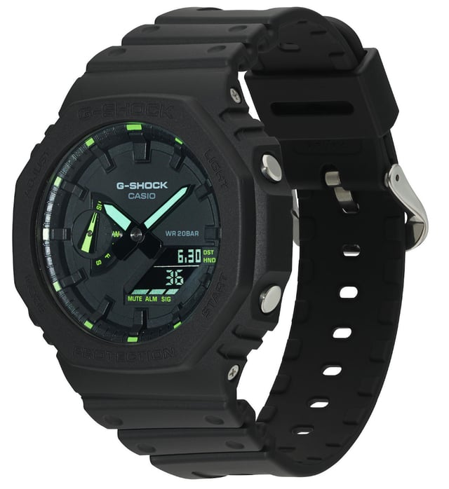 This Casio G-shock Analogue-Digital Watch for Men is the perfect timepiece to wear or to gift. It's Black 45 mm Round case combined with the comfortable Black Plastic watch band will ensure you enjoy this stunning timepiece without any compromise. Operated by a high quality Quartz movement and water resistant to 20 bars, your watch will keep ticking. Classic and charming  watch perfect for every occasion -The watch has a calendar function: Day-Date, Stop Watch, Worldtime, Countdown, Alarm, Light High quality 21 cm length and 24 mm width Black Plastic strap with a Buckle Case diameter: 45 mm,case thickness: 11 mm, case colour: Black and dial colour: Black