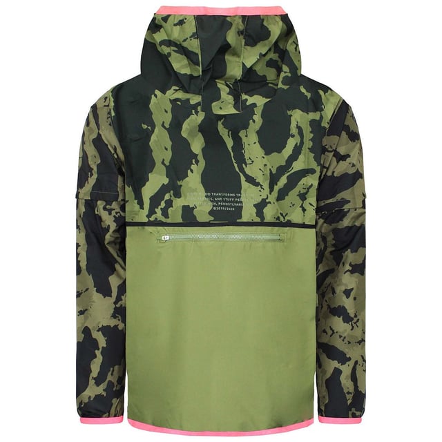 The Puma x First Mile Zip Up Hooded Jacket features a sleek and modern design with a black and green color combination, making it a stylish and eye-catching outerwear option. The zip-up closure offers versatility, allowing you to adjust the level of coverage and style.


Crafted with the innovative First Mile yarn, this jacket is made from recycled plastic bottles collected in low-income communities. By choosing this jacket, you contribute to a more sustainable future while enjoying the comfort and performance of high-quality materials.


The long sleeves and woven fabric offer a comfortable and durable fit that allows for ease of movement. The adjustable hood provides added coverage and protection from the elements, making this jacket suitable for various weather conditions.


Designed with functionality in mind, this jacket features multiple pockets for convenient storage. The zippered chest pocket and front zip pockets provide secure and accessible storage options for your essentials, such as your phone, keys, or wallet.


Embrace the Puma x First Mile collaboration and make a statement with your style while contributing to a sustainable future. The black and green zip-up woven hooded jacket combines fashion-forward design, functionality, and eco-consciousness. Elevate your outerwear collection with this versatile and responsible choice from Puma.