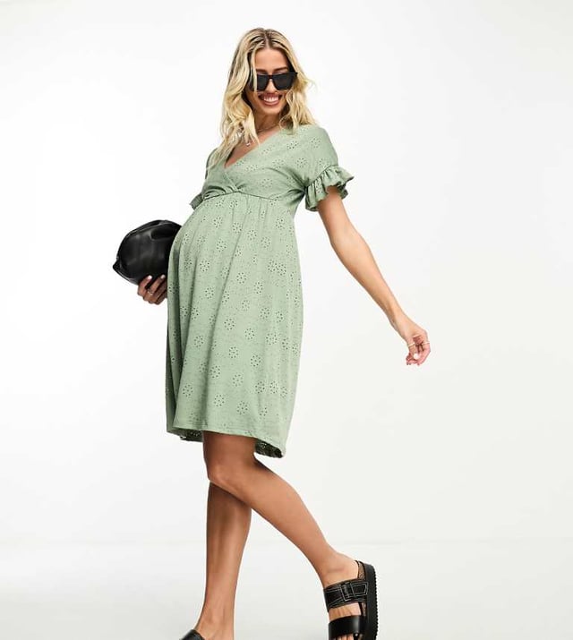 slim fit dress slacks Rent Asos Edition Broderie Twist Front Mini Dress With Puff Sleeve In  Yellow