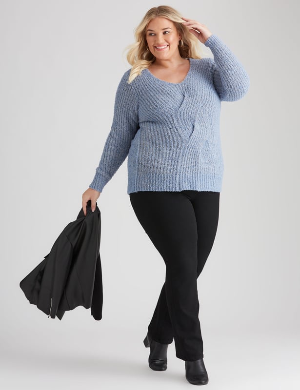 Plus size outlet chenille jumper
