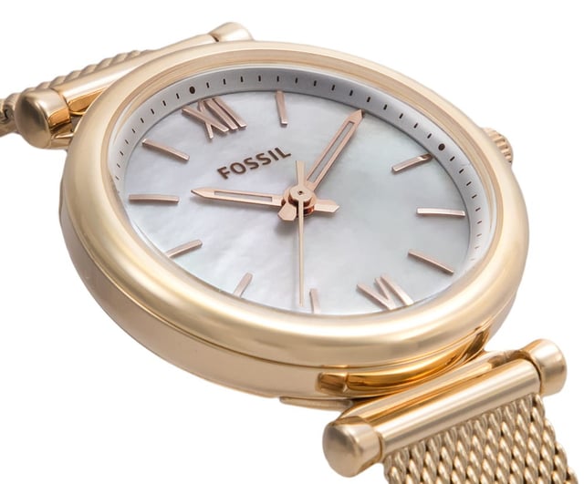 Fossil Carlie Mini Women s Rose Gold Watch ES4433