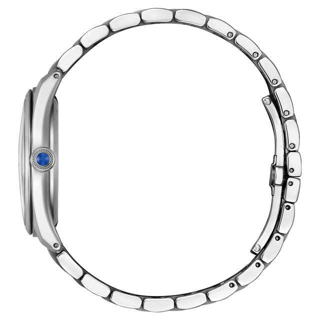 This Citizen L Series Analogue Watch for Women is the perfect timepiece to wear or to gift. It's Silver 33 mm Round case combined with the comfortable Silver Stainless steel watch band will ensure you enjoy this stunning timepiece without any compromise. Operated by a high quality Eco-Drive movement and water resistant to 5 bars, your watch will keep ticking.