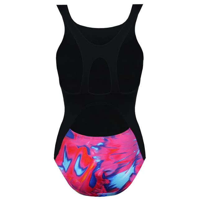 Maru Jango Pacer Double Back Sleeveless Black/Pink Womens Swimsuit FS6580