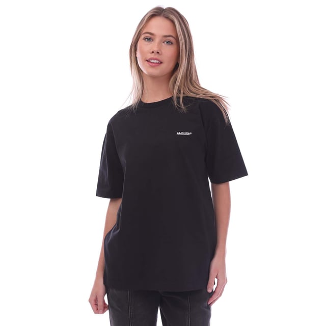 Ambush 3 Pack T-Shirt in black - cloud dancer.- Crew neck.- Short sleeves.- AMBUSH logo embroidery on the chest.- 3- pack.- 100% Cotton.- Ref: BWAA0350011002