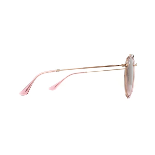Ray-Ban Sunglasses Round Double Bridge 3647N 9069A5 Pink Pink Gradient Brown are a full metal round style with innovative double bridge and matching sleek arms for a truly contemporary look that rewrites the Ray-Ban rule book..
