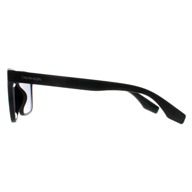 Calvin Klein Square Unisex Matte Cargo Solid Smoke CK20521S  Sunglasses are a stylish square frame made from lightweight acetate. The Calvin Klein logo features on the slender temples for brand authenticity.