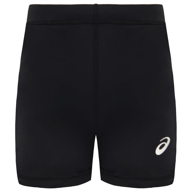 These Asics Logo Kids Black Shorts are designed for active young athletes, offering comfort and flexibility for sports or play. Made from lightweight, breathable fabric, these shorts ensure freedom of movement while keeping kids cool and comfortable. The sleek black design is complemented by the iconic Asics logo on the lower leg, adding a sporty touch. With a snug, secure fit, these shorts are perfect for running, training, or casual wear, providing durability and ease of movement for any active lifestyle. Ideal for kids who need reliable, performance-oriented athletic gear.