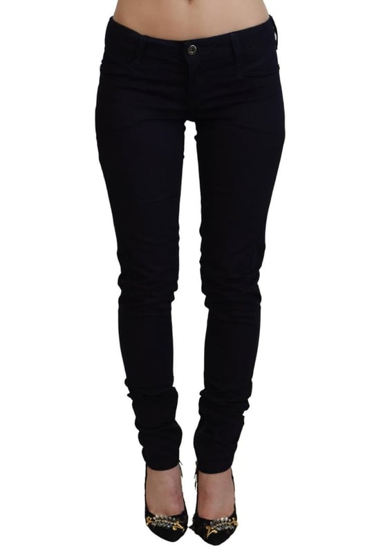 Marca: COSTUME NATIONAL  
Condición: Nuevo con etiquetas  
Estilo: Jeans ajustados  
Color: Negro  
Modelo: Pantalones de mezclilla de cintura baja  
Cierre: Cremallera  
Detalles del logo  
Material: 65% algodón 35% poliéster  
Género: Mujeres