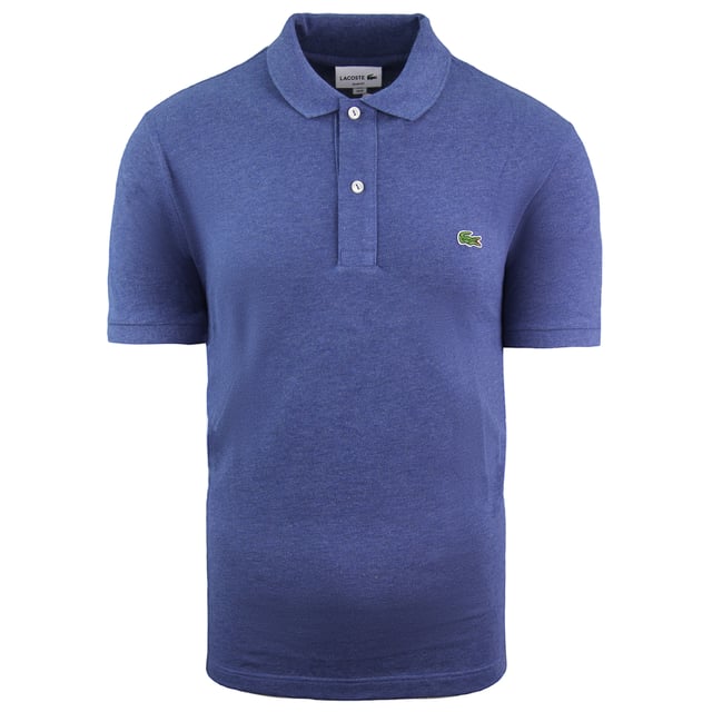 Lacoste Slim Fit short Sleeve Mens Blue Cotton Polo Shirt PH4012 RUQ