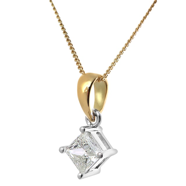 18K (750) White Gold: 2.3gr; # Diamond: 0.5ct