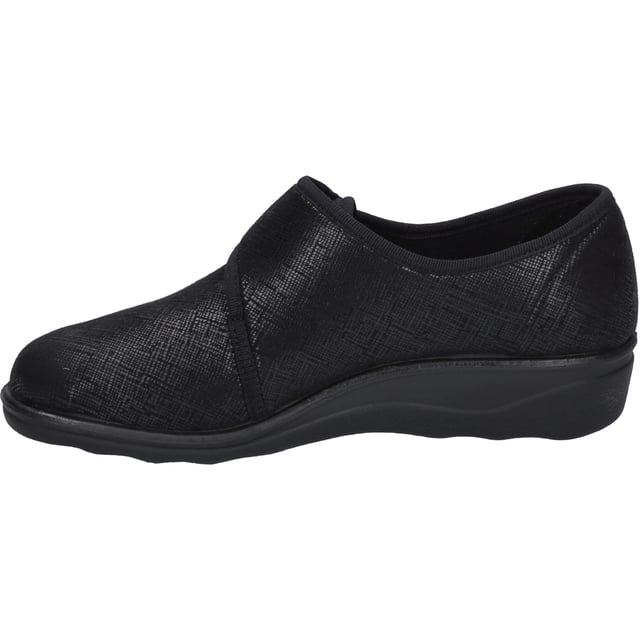 La práctica cremallera sirve para una sujeción firme en el zapato. El método de fabricación Strobel permite una sensación, como las zapatillas de deporte. El ancho H es ideal para los pies fuertes. En casa, la zapatillas es.