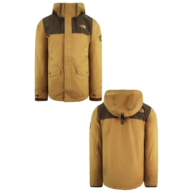 The North Face Snap Neck Triclimate Jacke Light Brown Mens Lifestyle Coat NF0A3L7DT5C
