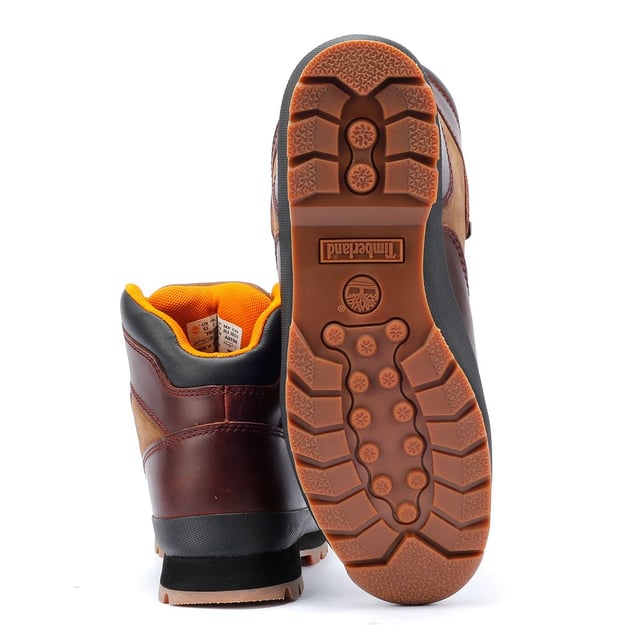 Timberland euro hiker burgundy clearance
