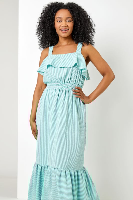 Petite best sale stripe dress