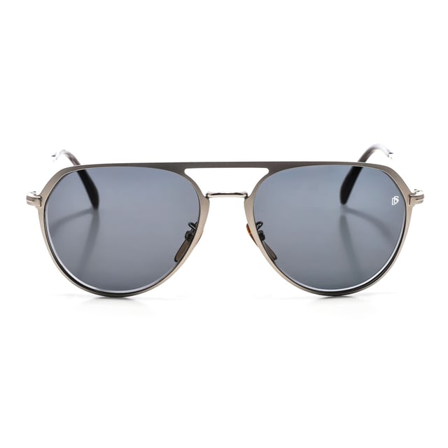 7095GS sunglasses with metal frame.

 Shape and design:
 - These David Beckham glasses have a round silhouette.

 Frame material:
 - The frame of these glasses is made of metal.
 - The use of metal provides durability and lightness to the frame.
 - This makes the glasses durable and comfortable to wear.

 Metal temples:
 - The temples are also made of metal, matching the frame material.
 - The metal on the temples adds solidity and stability to the structure of the glasses.

 Brand details:
 - David Beckham brand engraving on the lens.
 - These design elements help to clearly identify the model as part of the David Beckham eyewear collection.

 Glasses:
 - The lenses are of high quality.
 - These lenses provide excellent UV protection and sharp, clear vision.
 Measures: Lens height: 50 mm. Lens width: 58 mm. Bridge: 18 mm. Temples: 150 mm.
 Composition: Metal
 Care:
Use a soft, clean microfiber cloth to clean your sunglasses. This type of cloth will not scratch the lenses.
 Avoid using abrasive cleaning products, detergents, alcohol or acetone, as they can damage lenses and anti-reflective treatments.