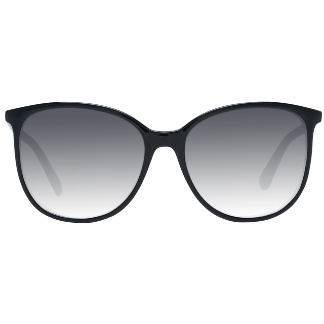 Gender: Women
Main color: Black
Extra: No extra
Frame color: Black
Frame material: Plastic
Lenses color: Grey
Lenses material: Plastic
Filter category: 3
Style: Round
Lenses effect: mirrored & gradient
Protection: 100% UVA & UVB
Lenses width: 56
Lenses height: 49
Bridge width: 17
Frame width: 143
Temples length: 140
Spring hinge: No
Shipment includes: Branded case
Rim style: Full-Rim