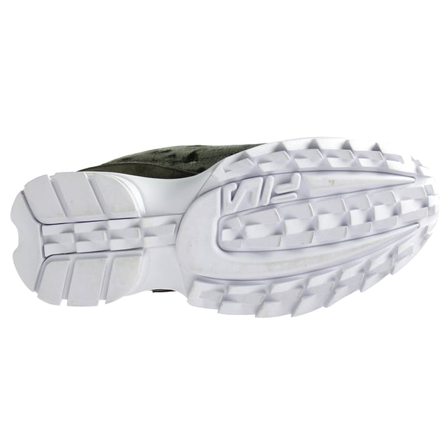 Fila Disruptor V Low Womens Green Trainers