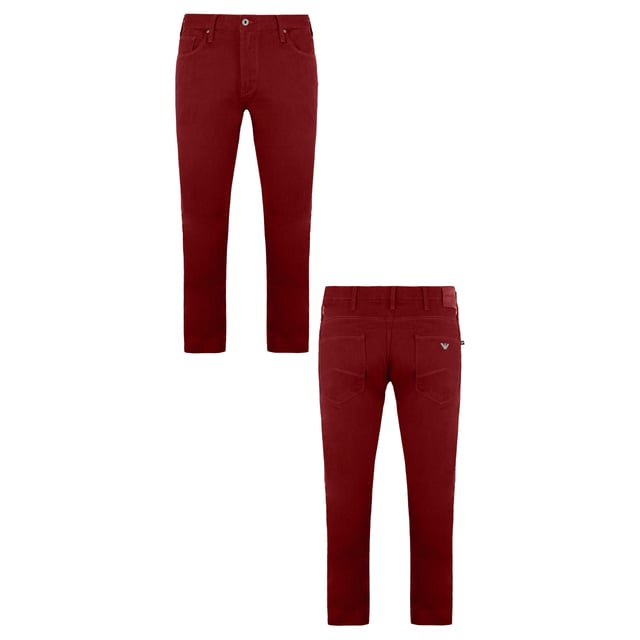 Armani red jeans sale
