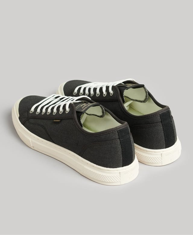 Superdry Vegan Canvas Low Top Trainers