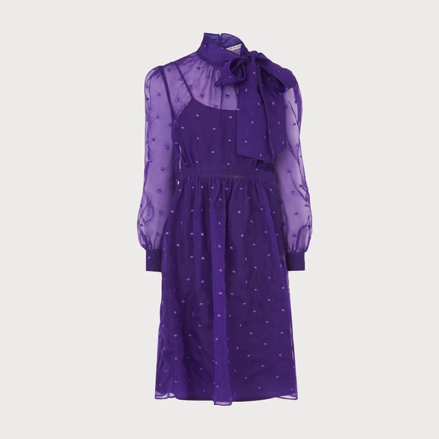 LK Bennett Depp Dress Violet