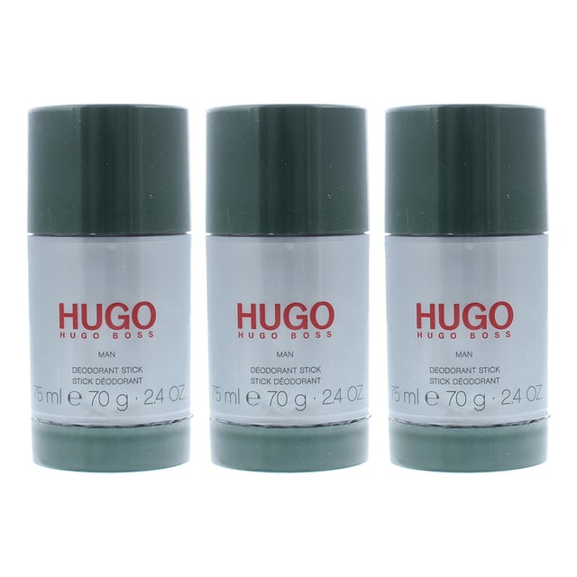 Hugo Boss Hugo Man Deodorant Stick 75ml x 3