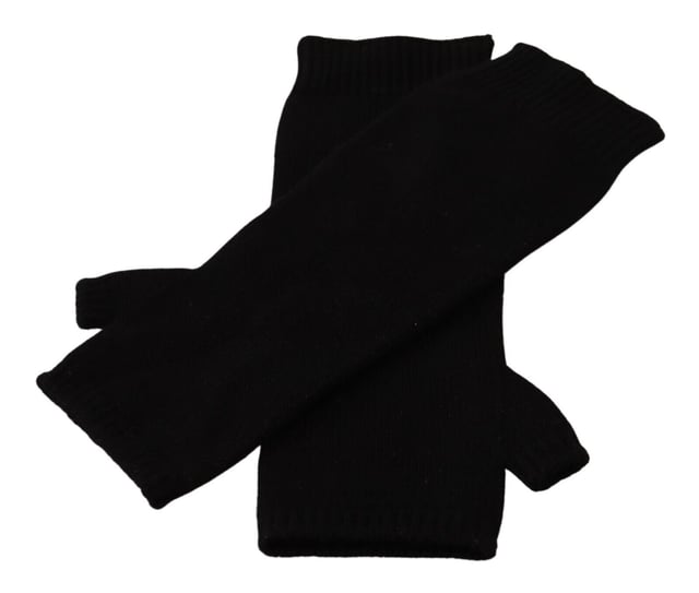 <ul>
  <li>Marca: Dolce & Gabbana</li>
  <li>Modelo: Longitud del codo sin dedos</li>
  <li>Color: Negro</li>
  <li>Detalles del logotipo</li>
  <li>Fabricado en Italia</li>
  <li>Material: 100% cachemira</li>
  <li>Alta artesania</li>
  <li>Hallazgo raro</li>
  <li>Perfecto para mantener las manos calientes mientras permite el uso d</li>
</ul>