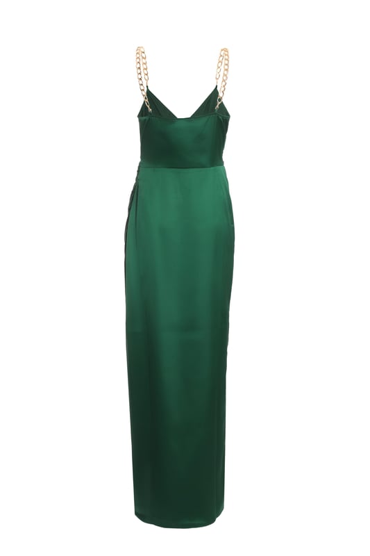 1312041 Green Maxi Wrap Dress main image 0