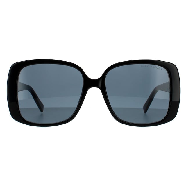 Marc Jacobs Square Womens Black Grey 90041091 Marc Jacobs are a modern square style crafted from lightweight acetate. The Marc Jacobs logo features on the temples for brand authenticity.